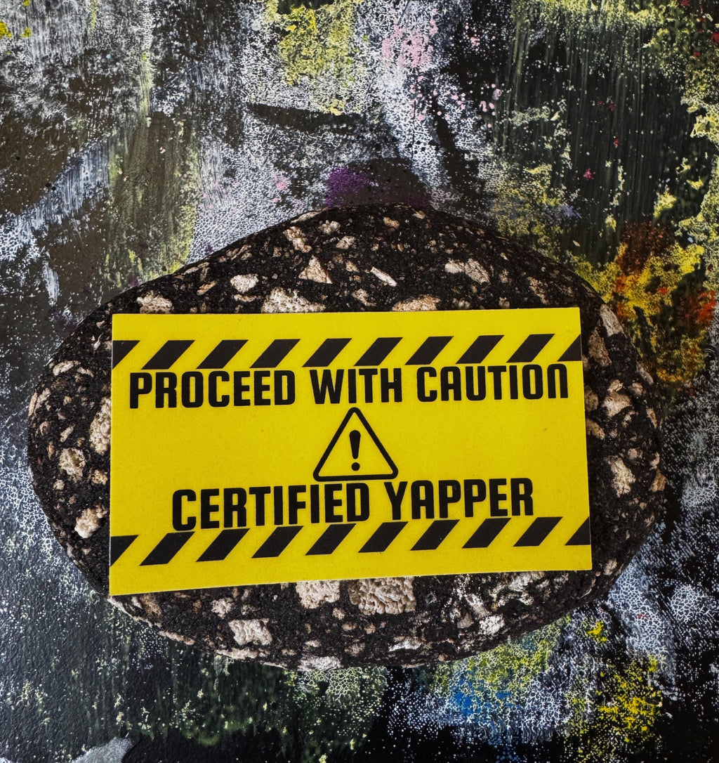 Caution Certified Yapper Sticker | Funny Gift for Mom