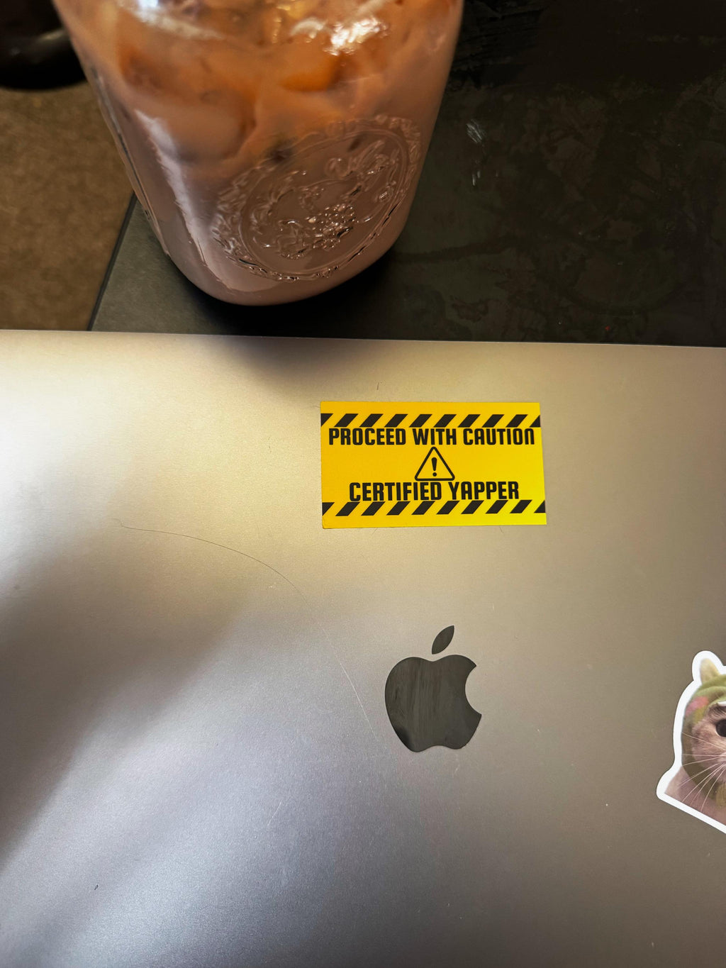 Caution Certified Yapper Sticker | Funny Gift for Mom