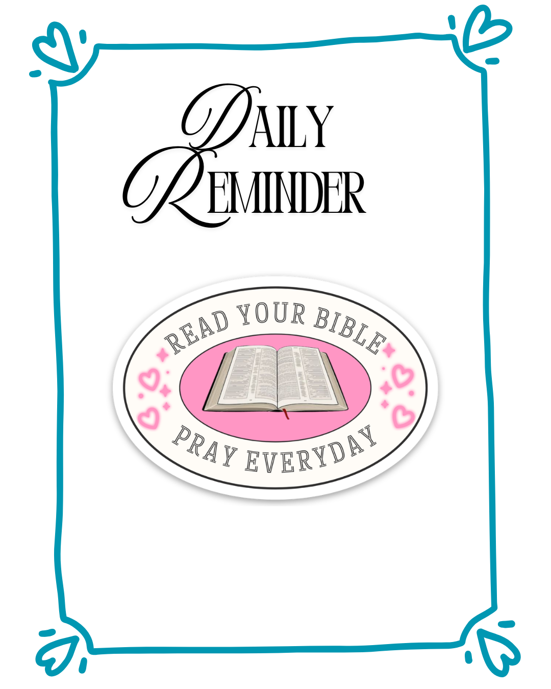 Daily Reminder Sticker