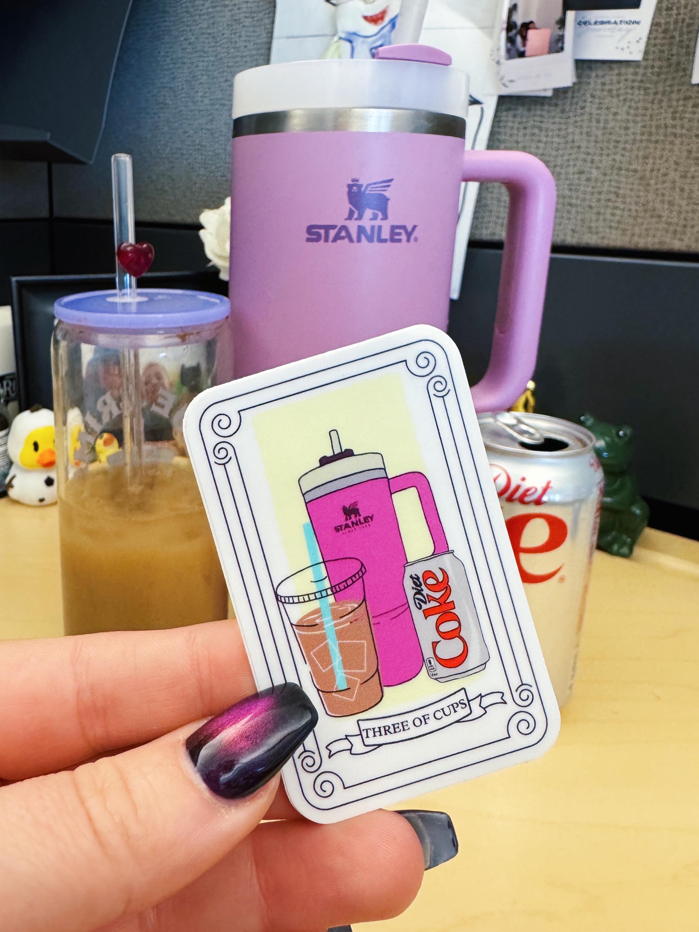 Three of Cups Sticker