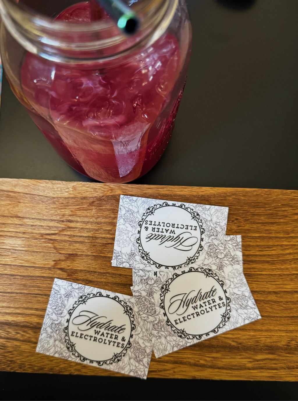 Hydrate Water & Electrolytes Sticker